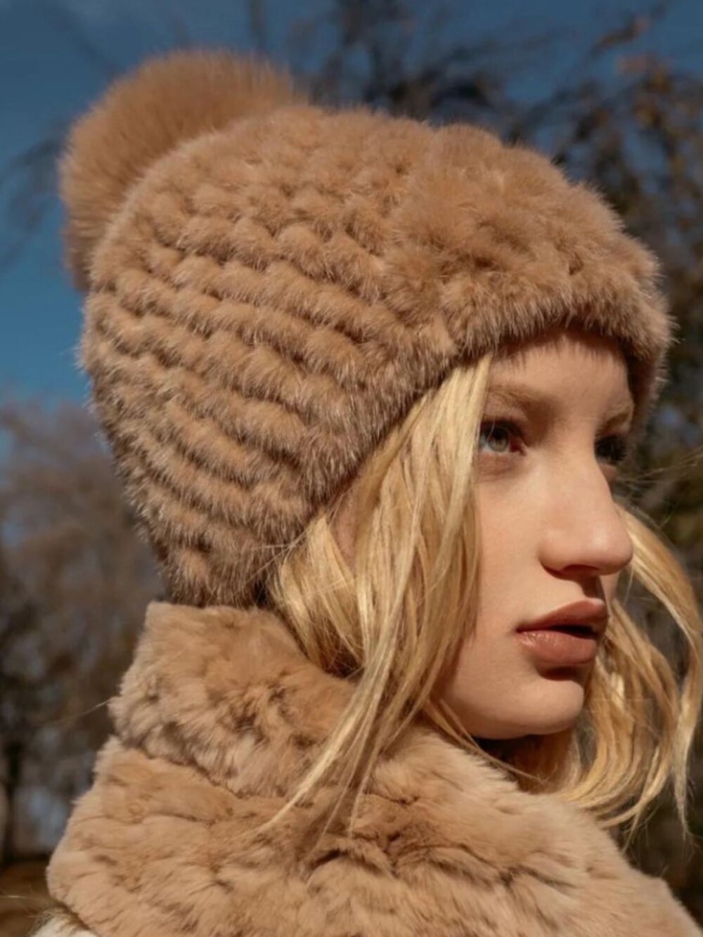 Parisa Wang Knitted Milk - Brown